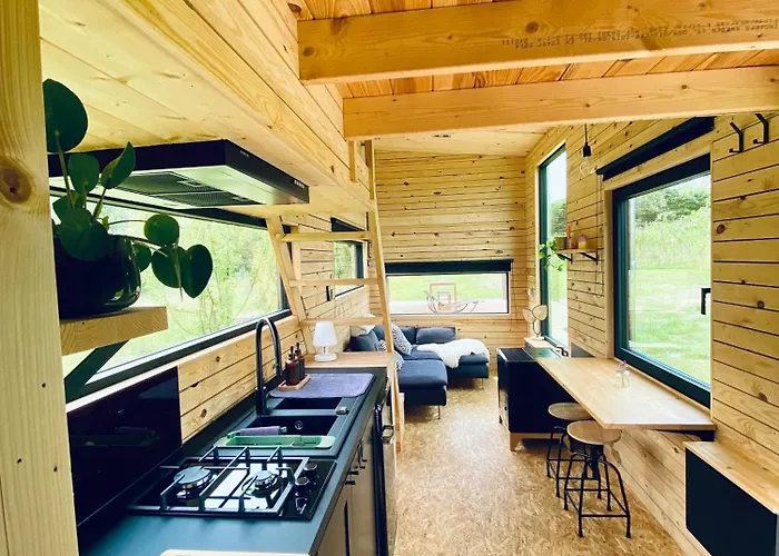 Séjour à la campagne Tinyhouse Au Coeur D'un Vignoble Floreffe